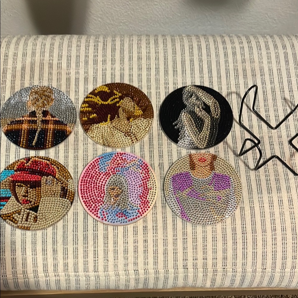 Diamond art Taylor Swift coasters
